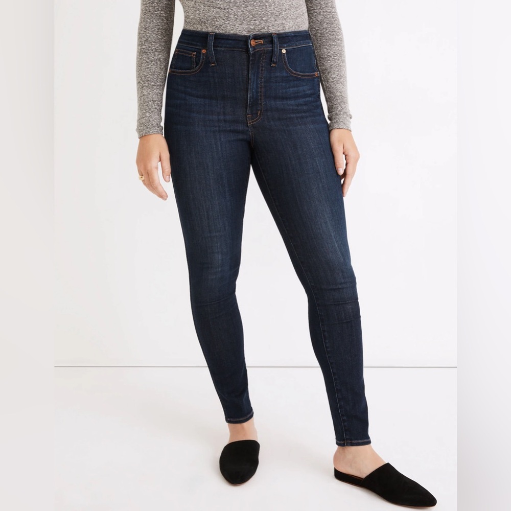 Madewell Curvy High-Rise Skinny Jeans in Woodland Wash Size 27